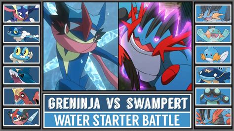 ASH GRENINJA vs MEGA SWAMPERT .